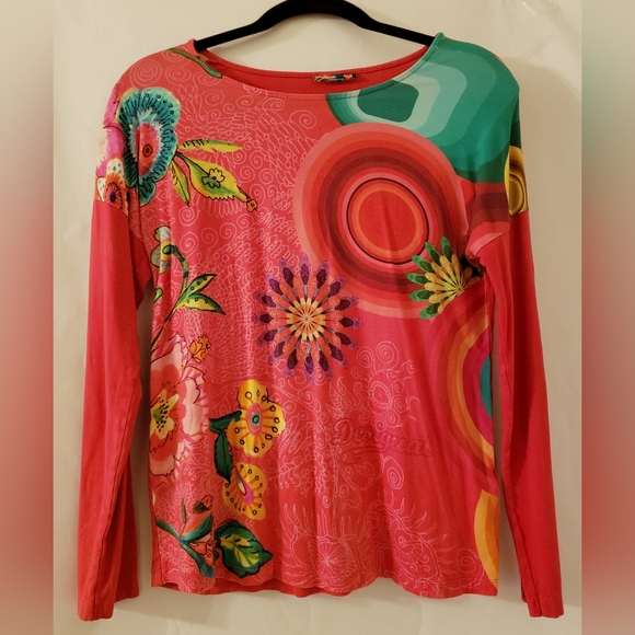 Desigual Tops - Desigual Livingwear Long Sleeved Blouse Size S/M